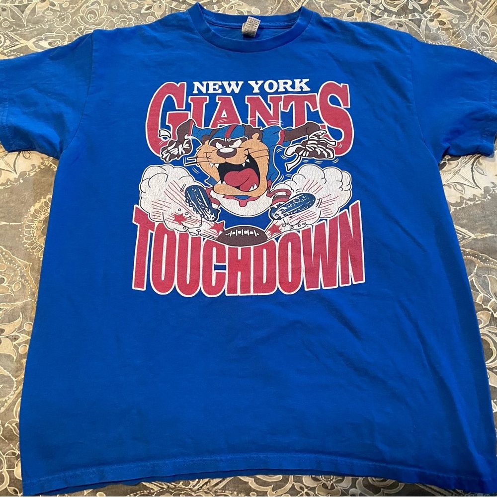 New York Giants x Taz Looney Tunes Shirt Large